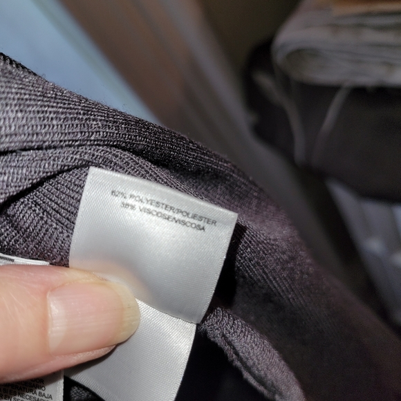 Anne Klein Open Front Knit Grey Duster M PRICE LOWERED - Picture 10 of 10